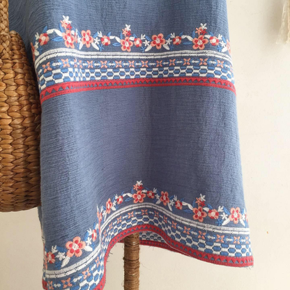 Thelma Broderie Cheesecloth Dress