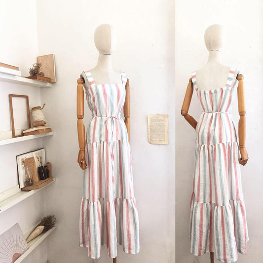 Olive Linen Dress