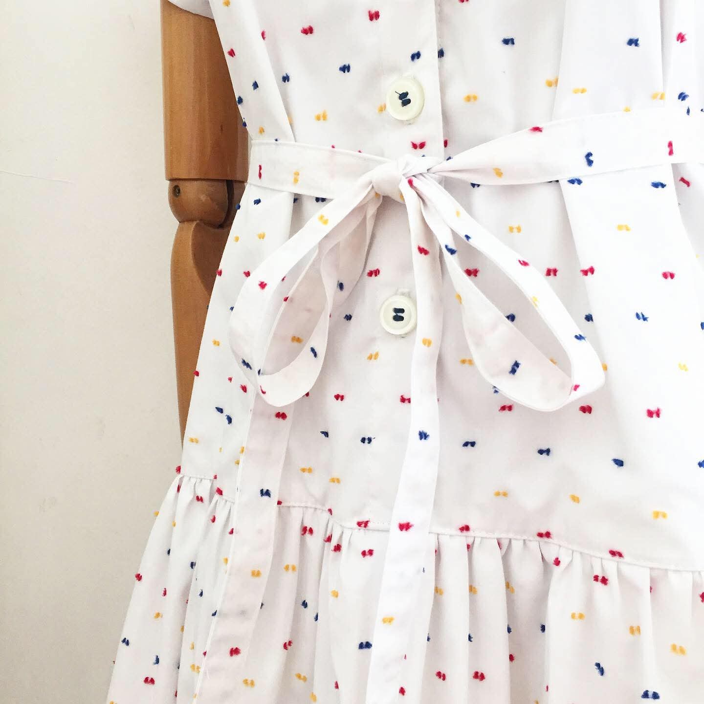 Elle Cotton Dobby Dress