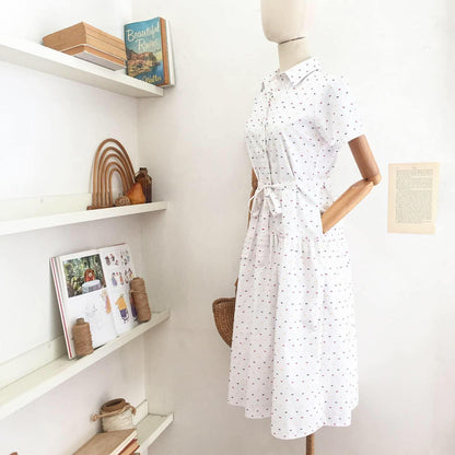 Elle Cotton Dobby Dress