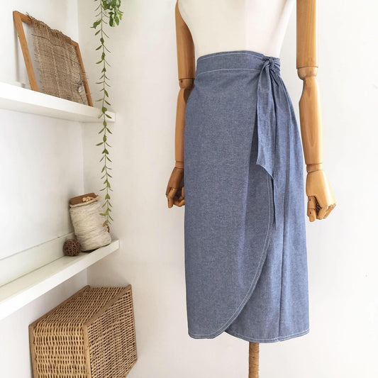 Martha Chambray Skirt