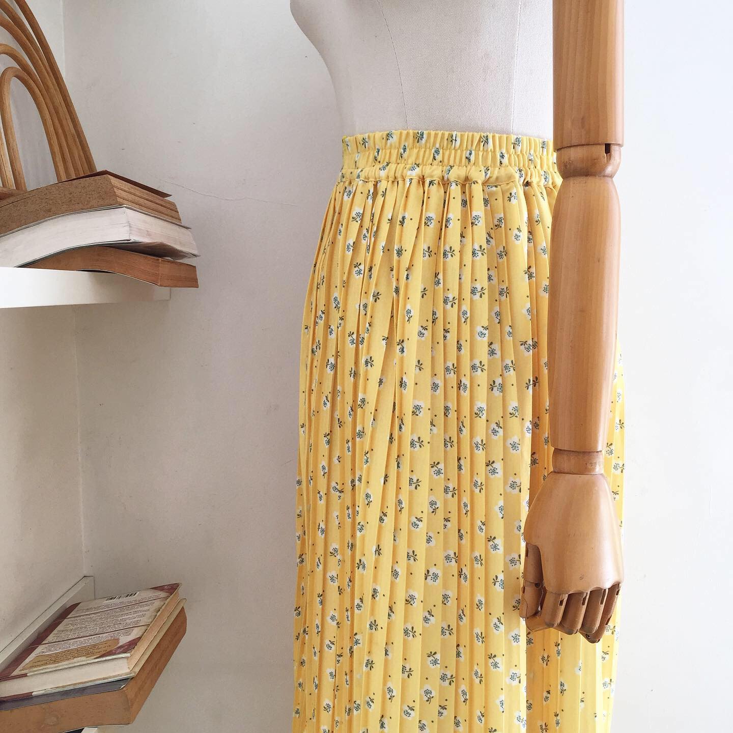 Abigail Pleated Maxi Skirt