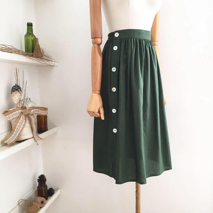 Rowan Linen Skirt