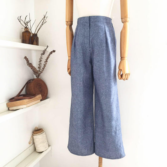 Leona Linen Chambray Pants