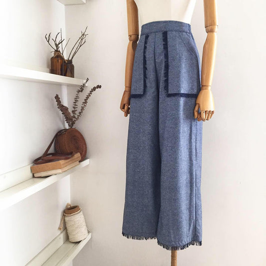 Morgana Linen Chambray Pants