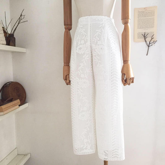 Isabelle Cotton Lace Pants