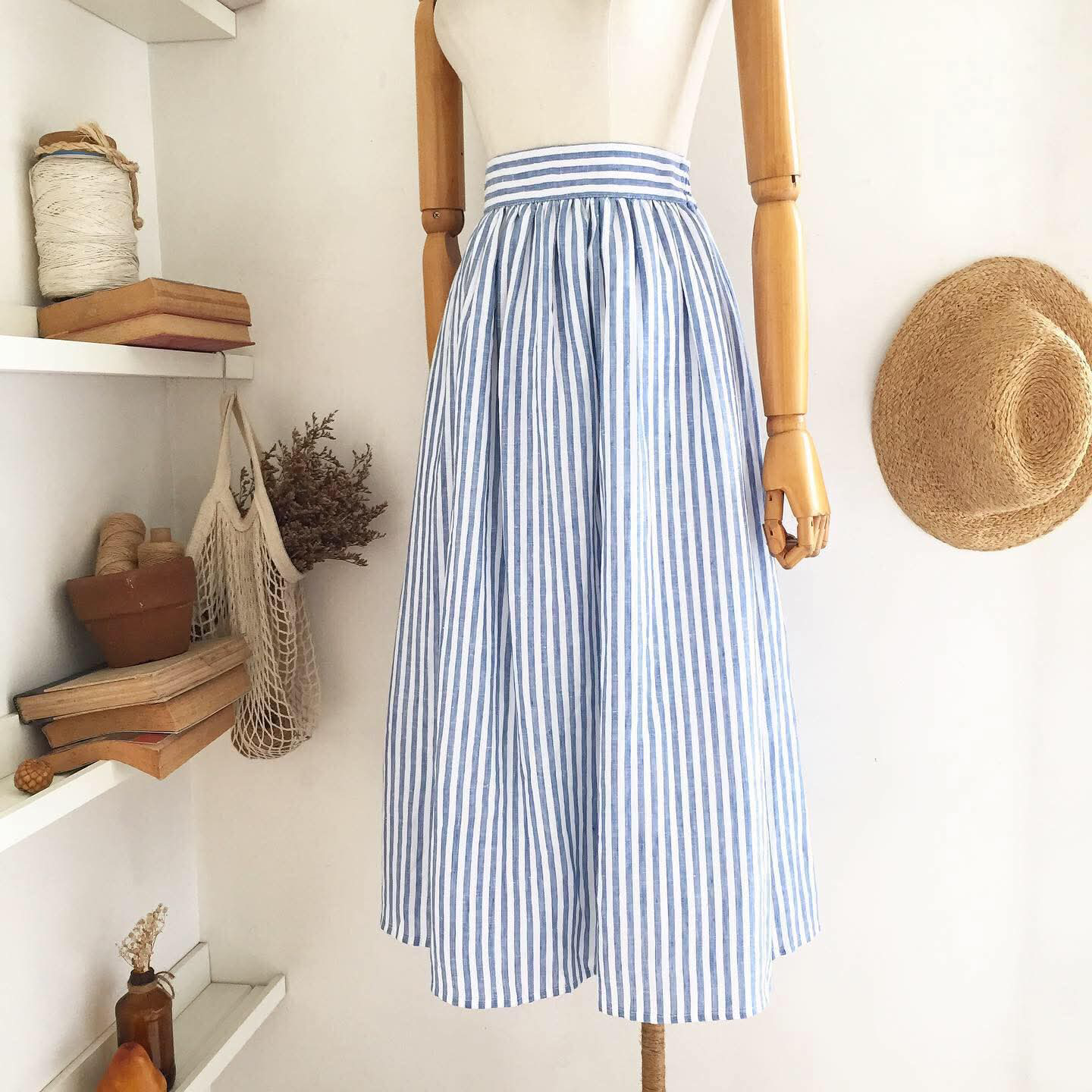 Abigail Linen Skirt