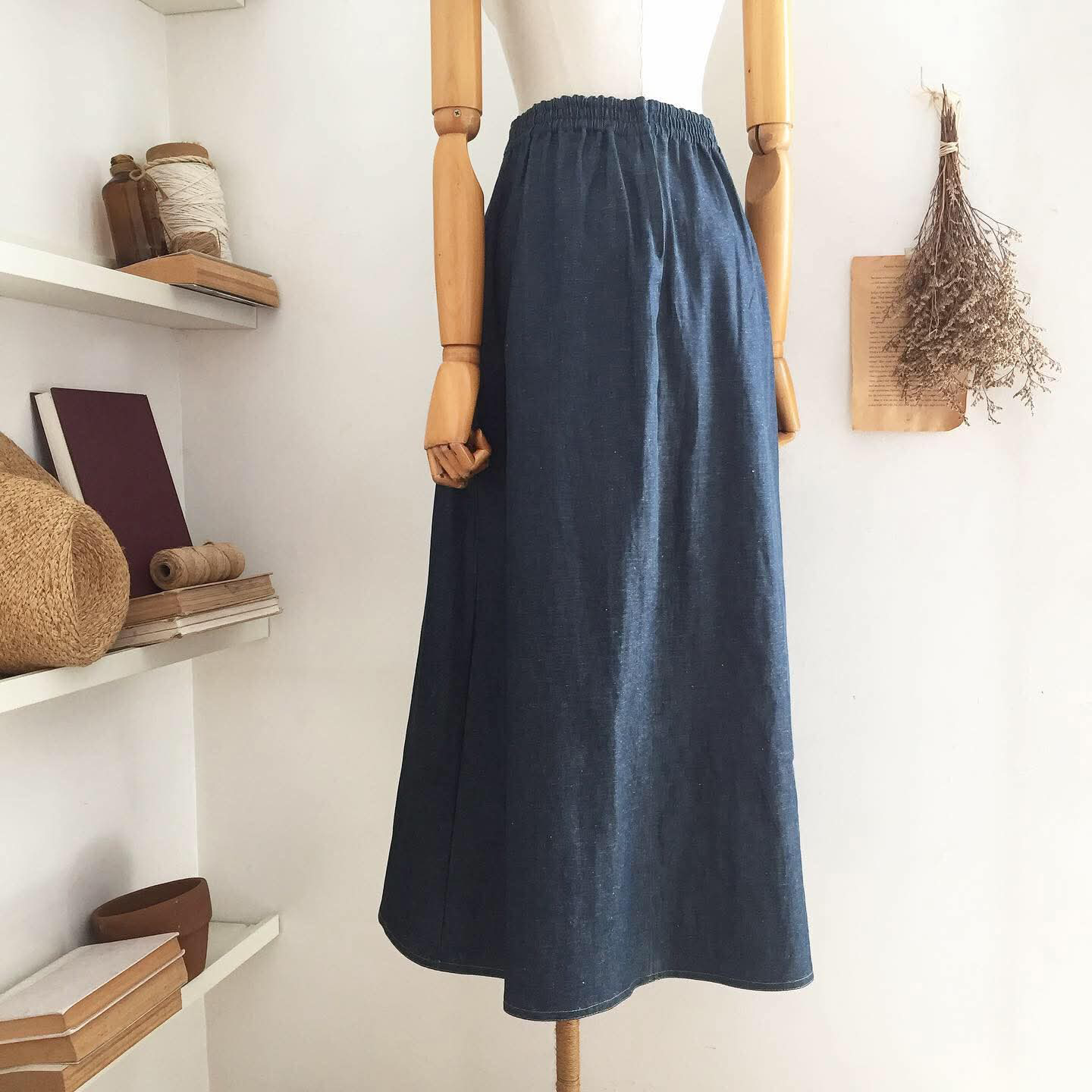Polly Chambray Skirt