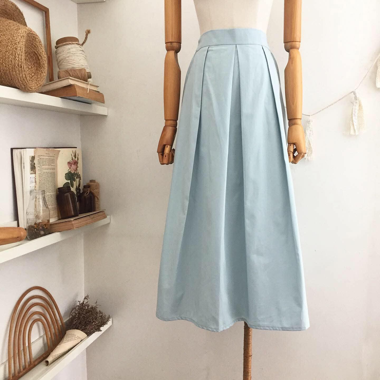 Elisa Linen Blend Skirt