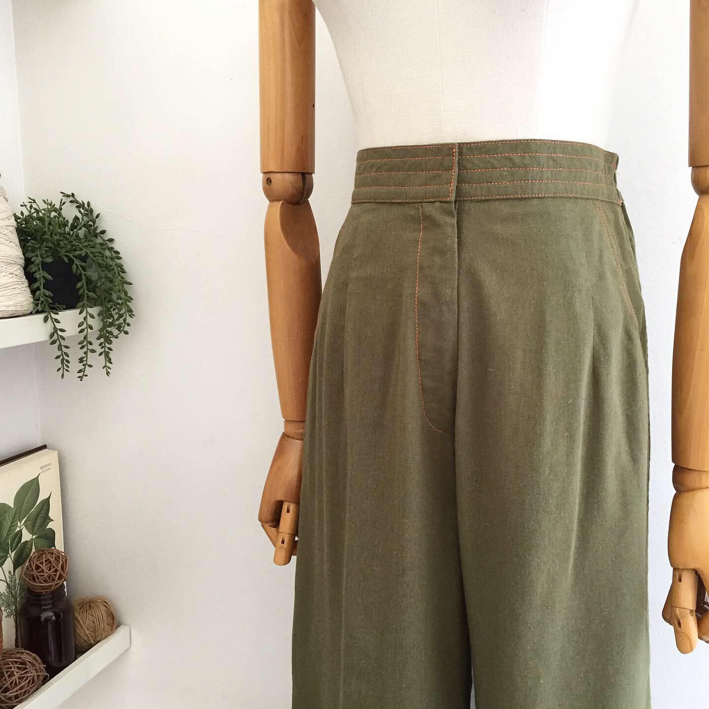 Valerio Linen Blend Pants