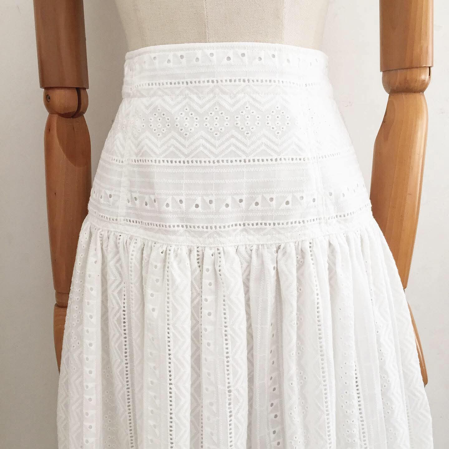 Belle Broderie Anglaise Skirt