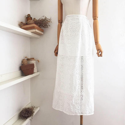 Laura Guipure Lace Skirt