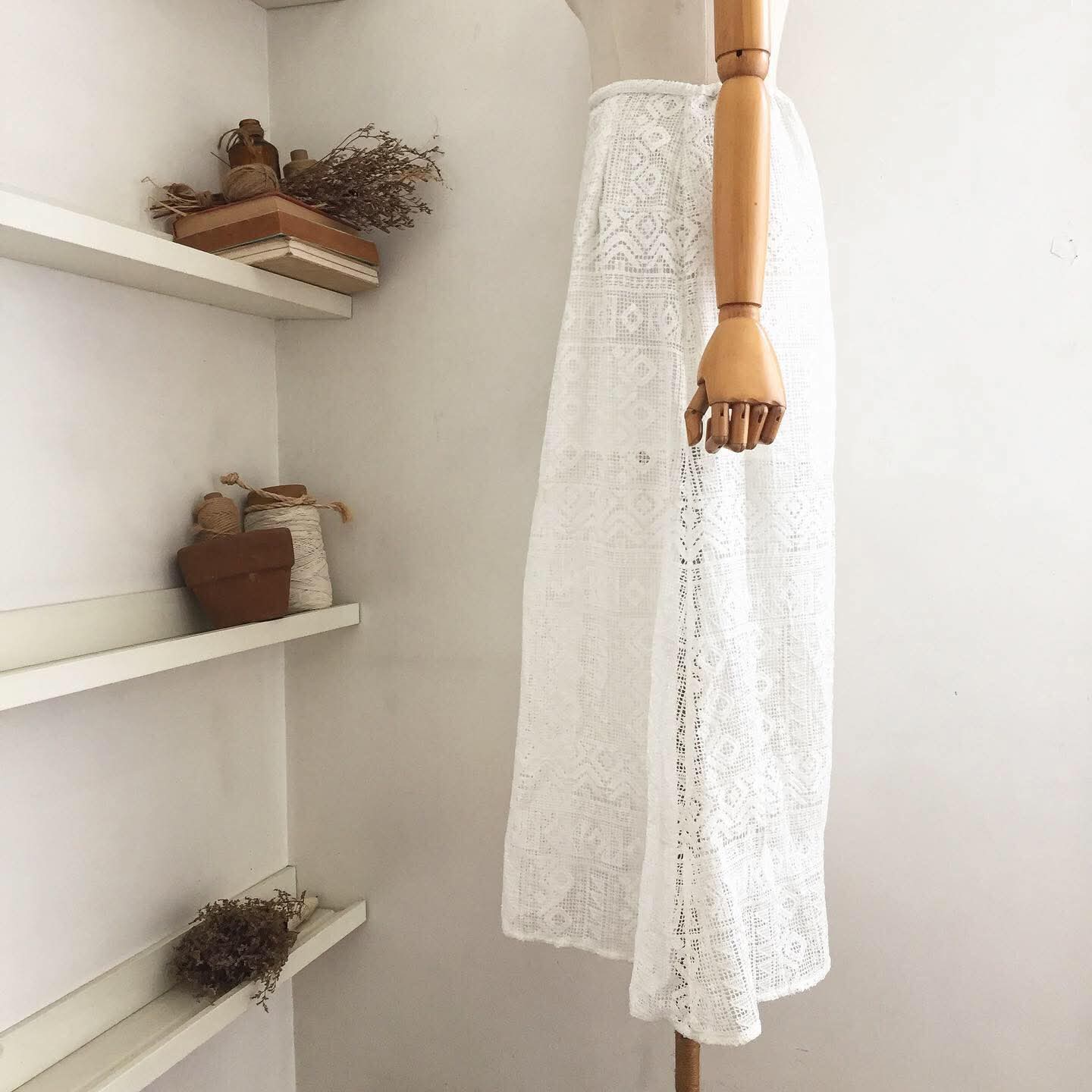 Laura Guipure Lace Skirt