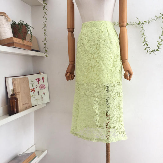 Fern Guipure Lace Skirt