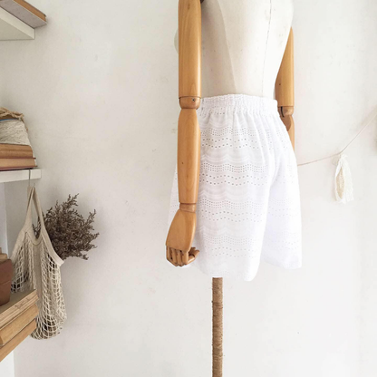 Aubrey Broderie Anglaise Shorts