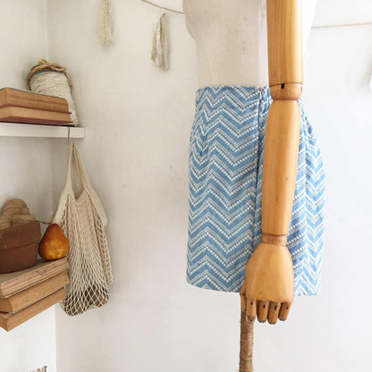 Aubrey Chambray Anglaise Shorts