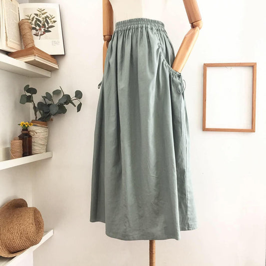 Demi Linen Blend Skirt