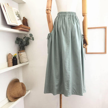 Demi Linen Blend Skirt