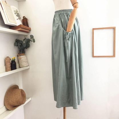 Demi Linen Blend Skirt
