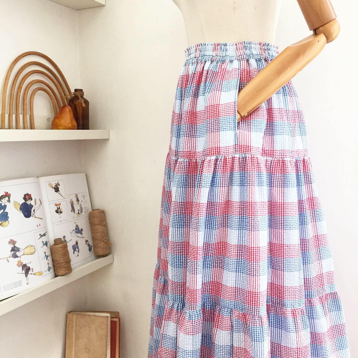 Carina Seersucker Skirt