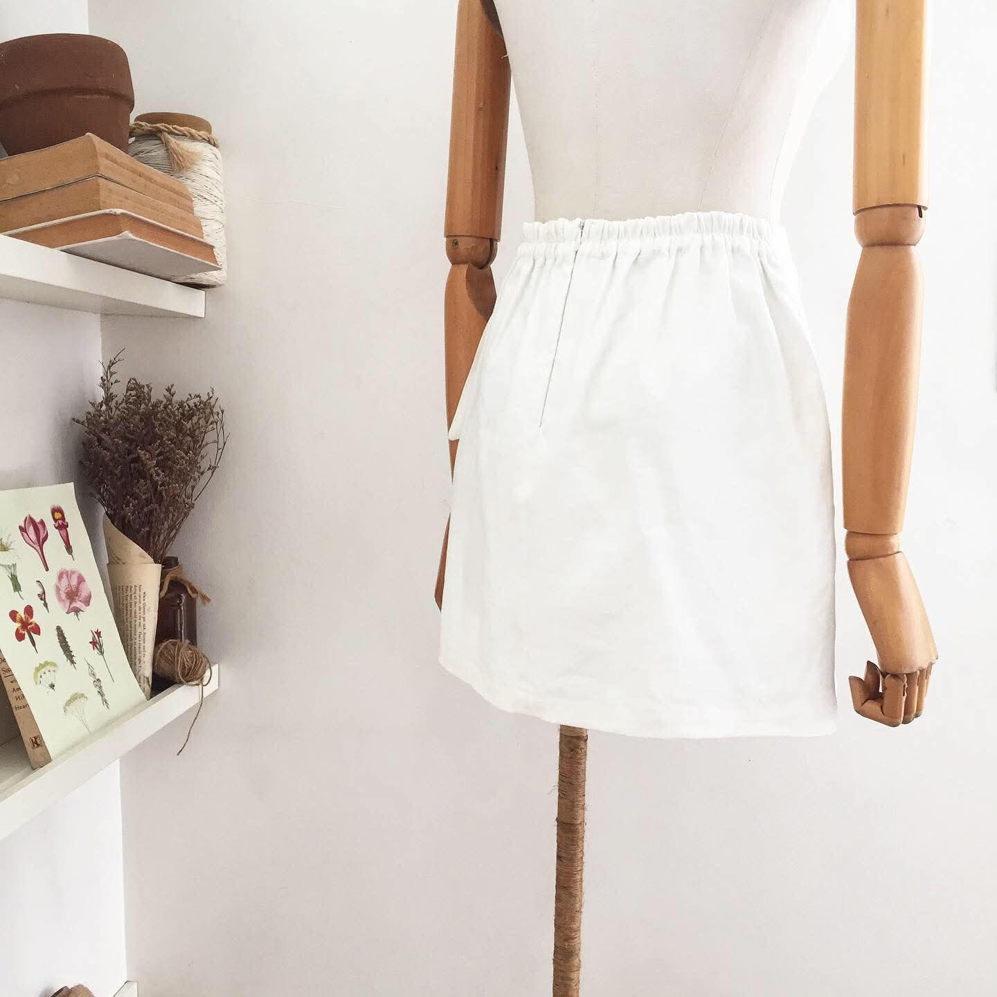 Tara Linen Blend Skirt