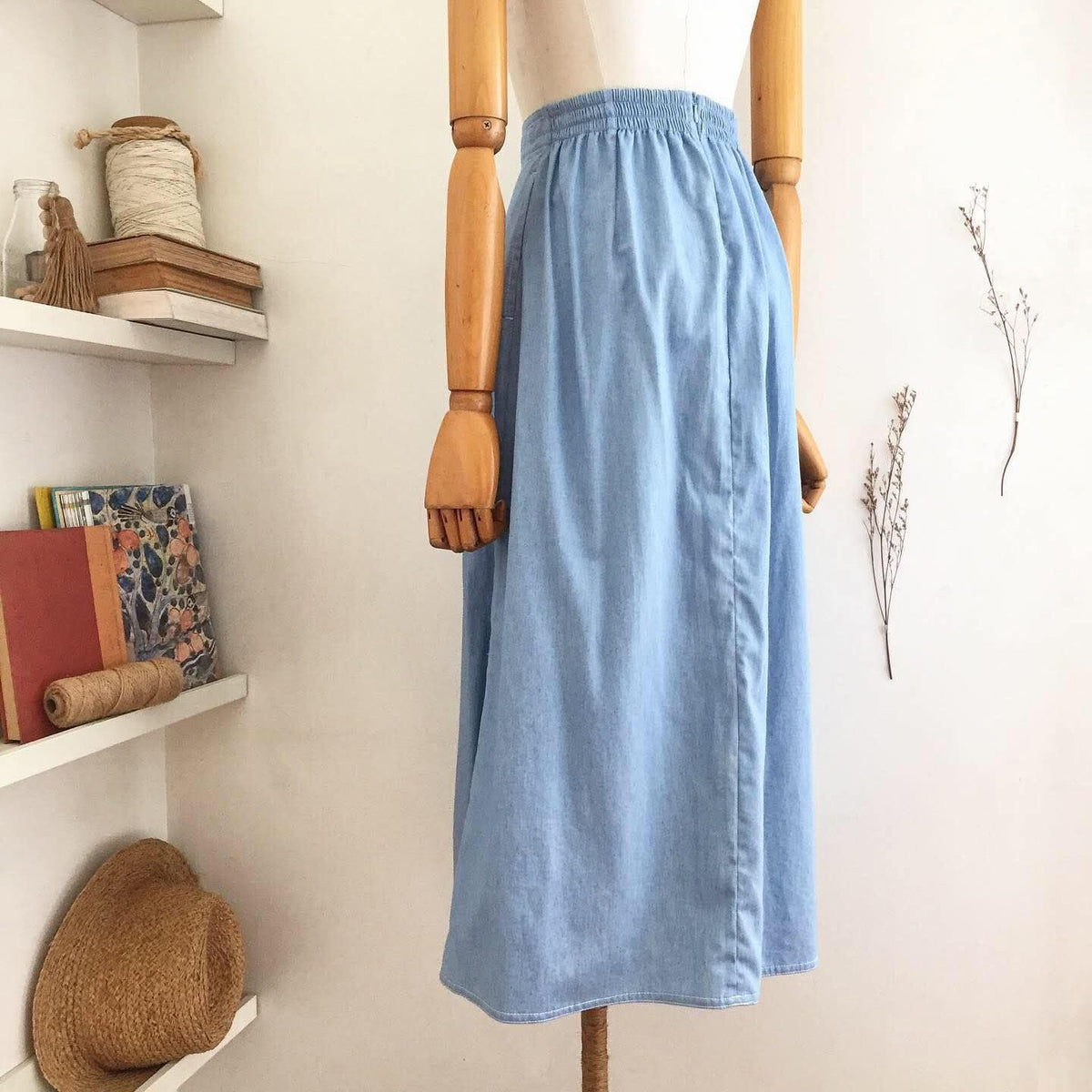 Polly Chambray Skirt
