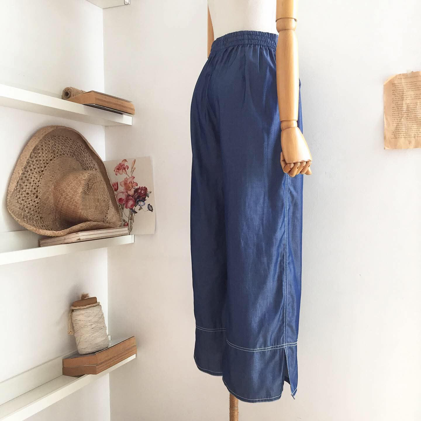 Marlowe Blended Chambray Pants