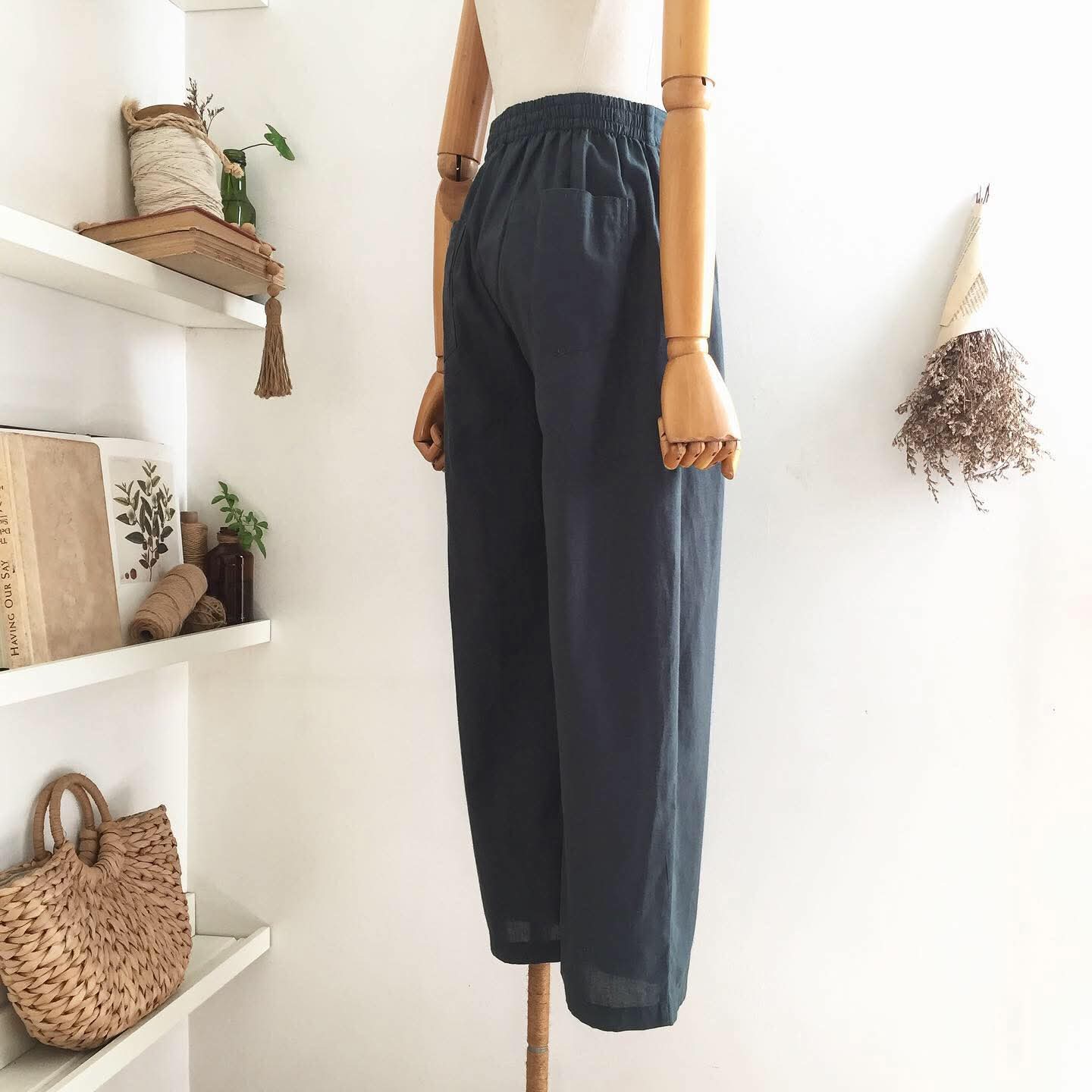 Lorenzo Cotton Linen Pants