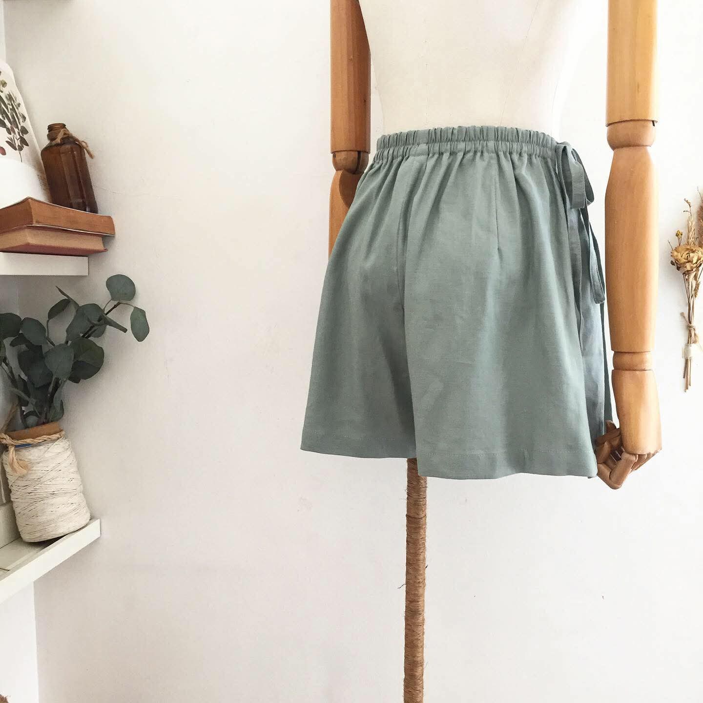 Riley Linen Blend Skorts