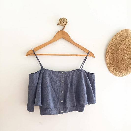 Eunice Chambray Top