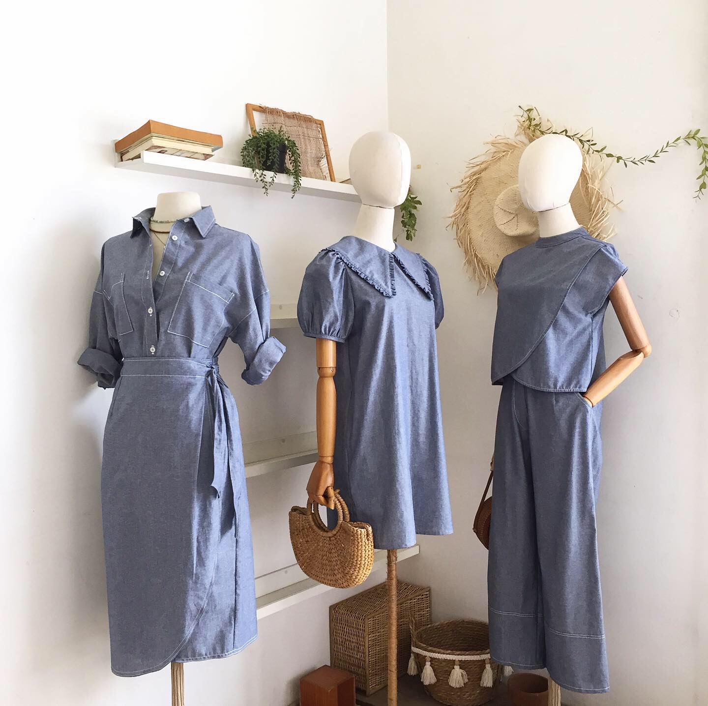 Maggie Chambray Dress