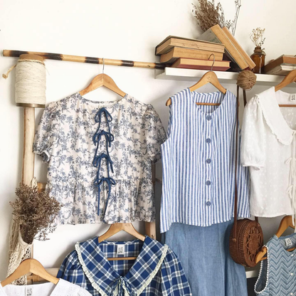 Lila Linen Top