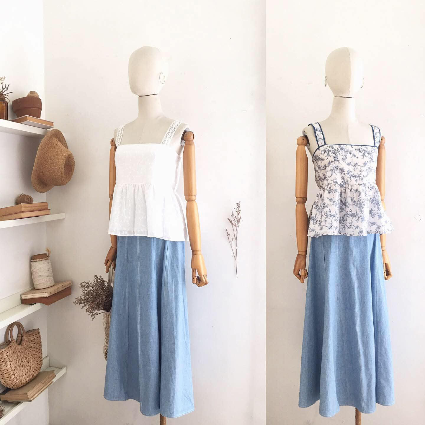 Polly Chambray Skirt