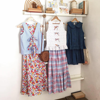 Lilith Chambray Top