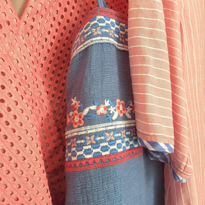 Phoebe Broderie Cheesecloth Top