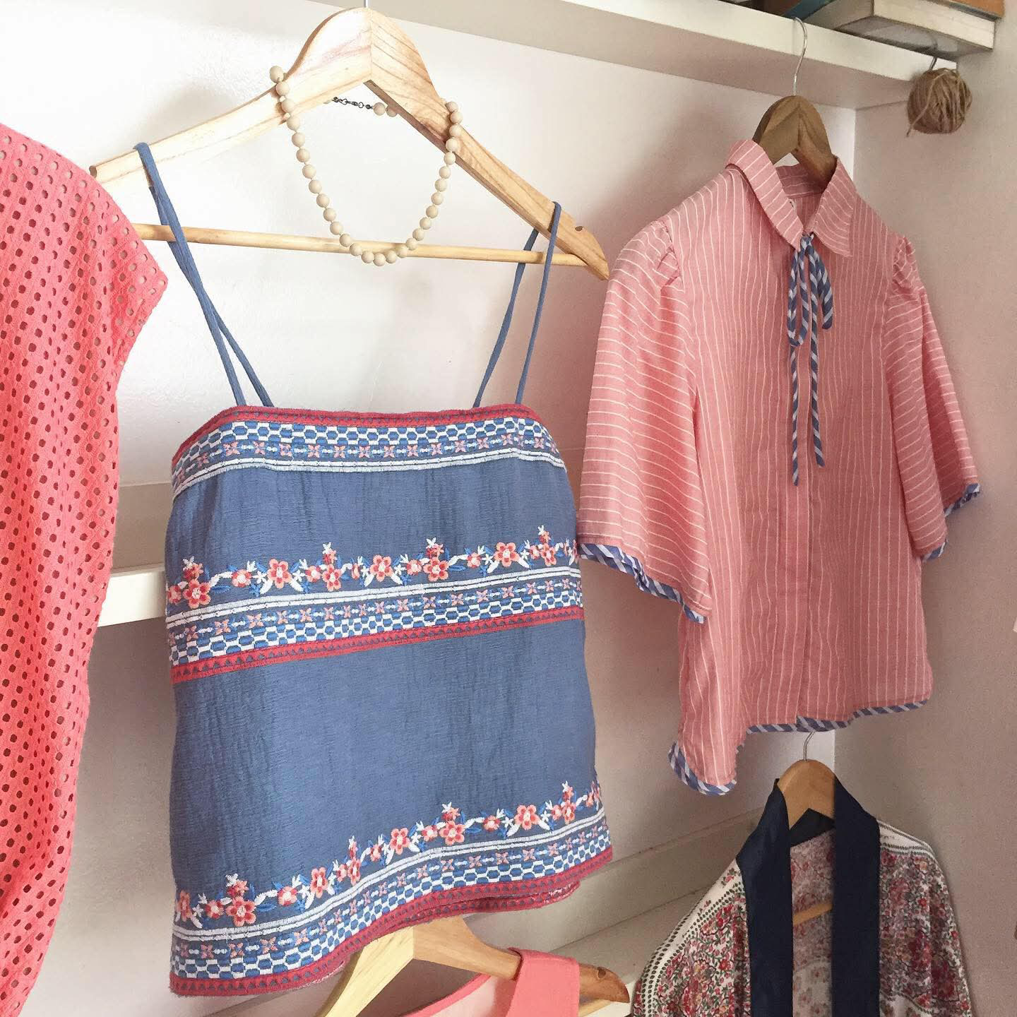 Phoebe Broderie Cheesecloth Top