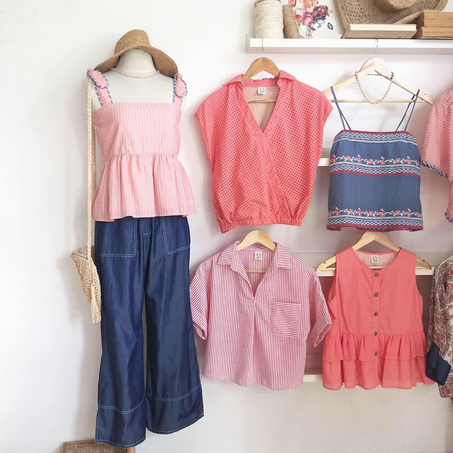 Phoebe Broderie Cheesecloth Top