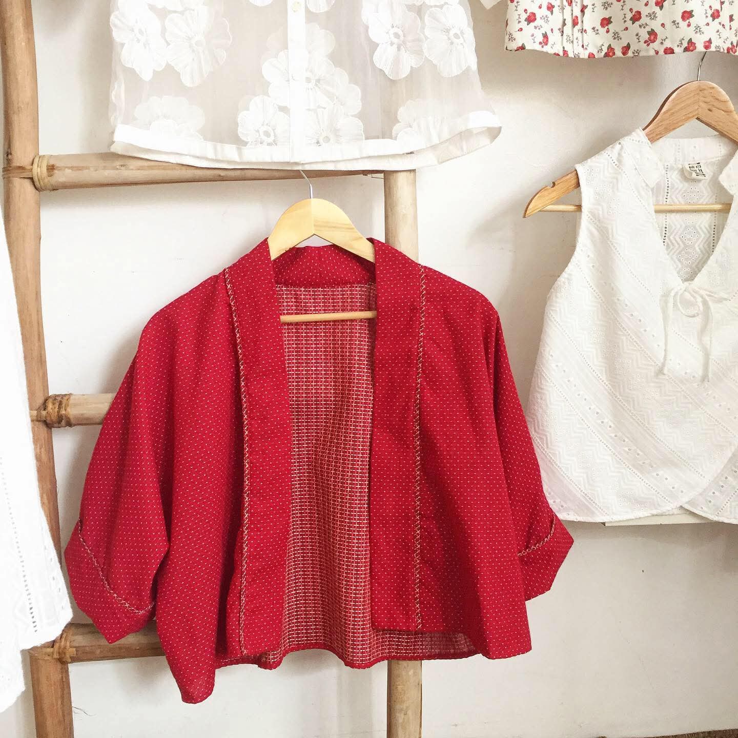 Hana Embroidered Cotton Kimono