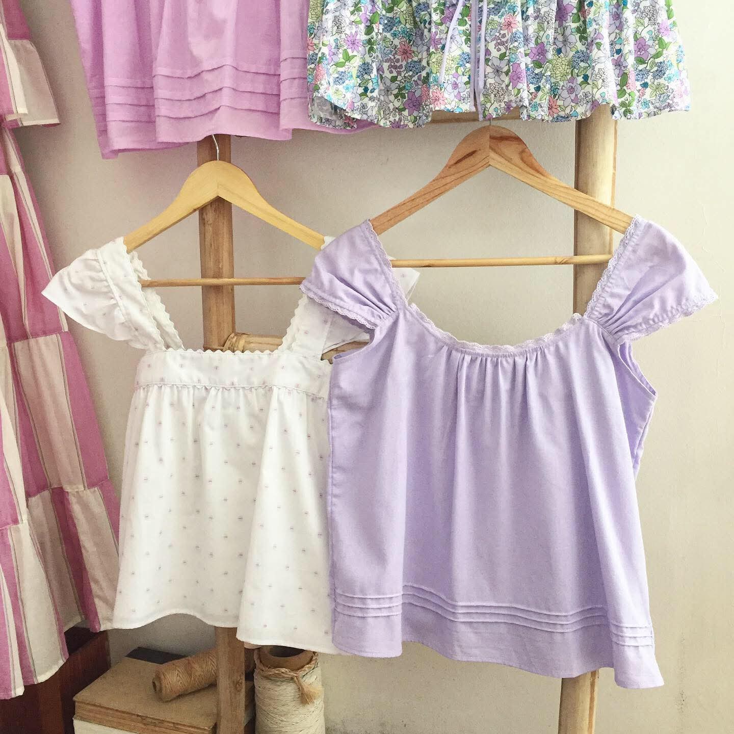 Jane Cotton Linen Top