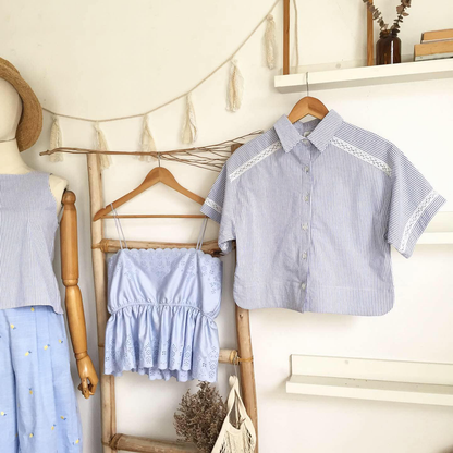 Oona Broderie Anglaise Top